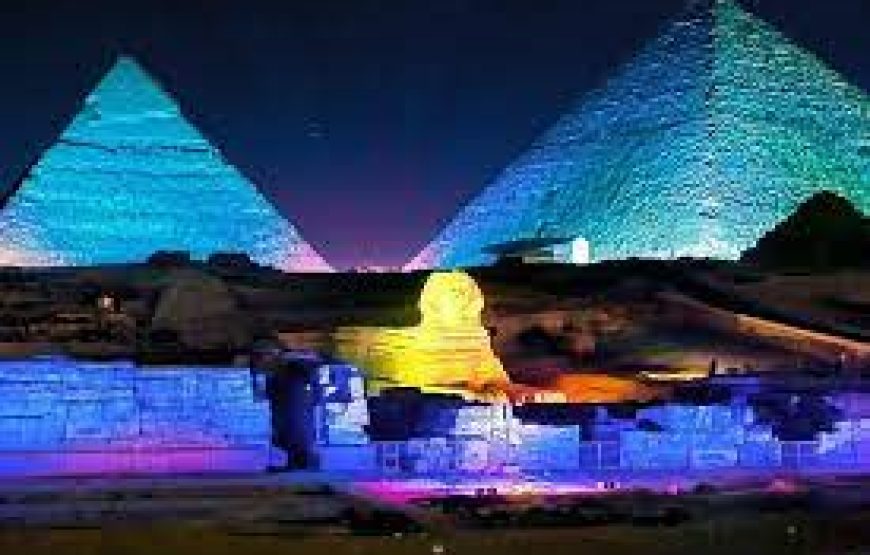 Cairo: Giza Pyramids Sound And Light Show With Dinner