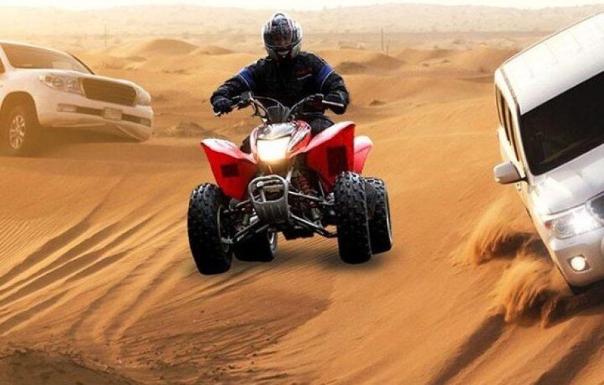 Hurghada: Super Safari Tour Jeep, Quad Bike, Bedouin Village And BBQ Dinner With Show