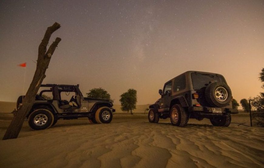 Hurghada: Stars, Sand & Safari: Desert Jeep Ride with Dinner