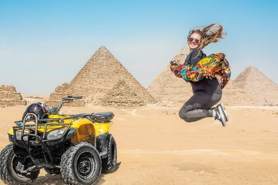 Cairo: Pyramids Quad Biking Adventure & Optional Camel Ride