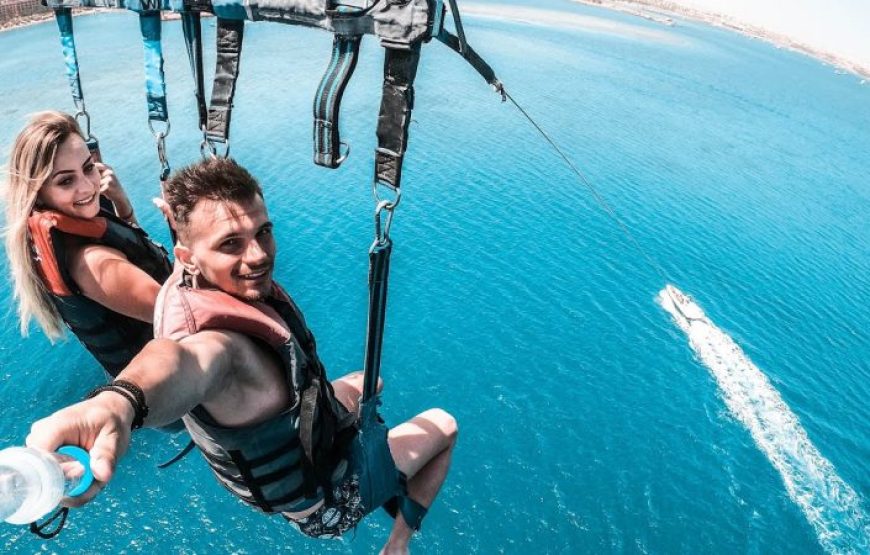 Hurghada: Extreme Package 3 Tours – Parasailing, Jet Boat, Aqua Park
