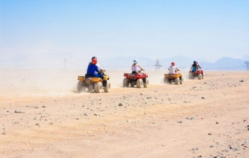 Makadi Bay: Sunrise Quad Bike Adventure And Giftun Island Snorkeling Trip