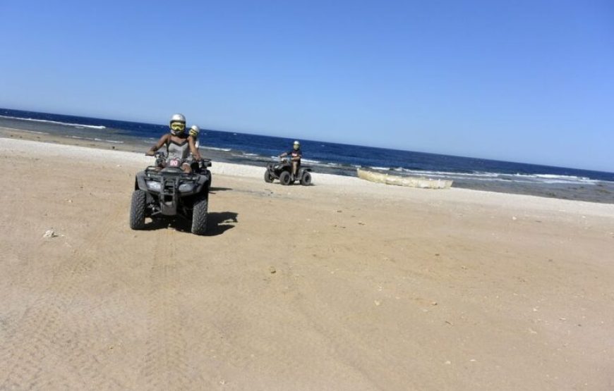 Sunset Quad Biking Expedition: Experience the Stunning Coastal and Mountain Trails of Soma Bay