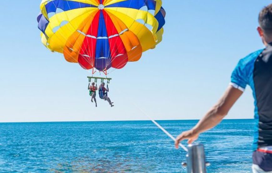 Hurghada: Parasailing Experience And City Tour With Shopping