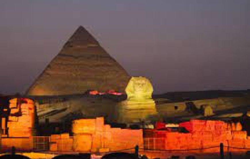 Cairo: Giza Pyramids Sound And Light Show With Dinner