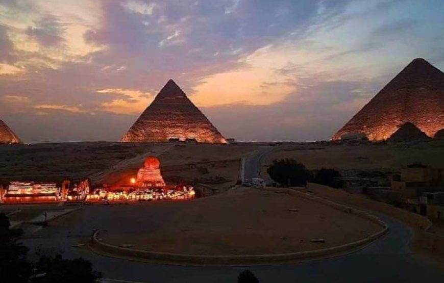 Cairo: Giza Pyramids Sound And Light Show With Dinner