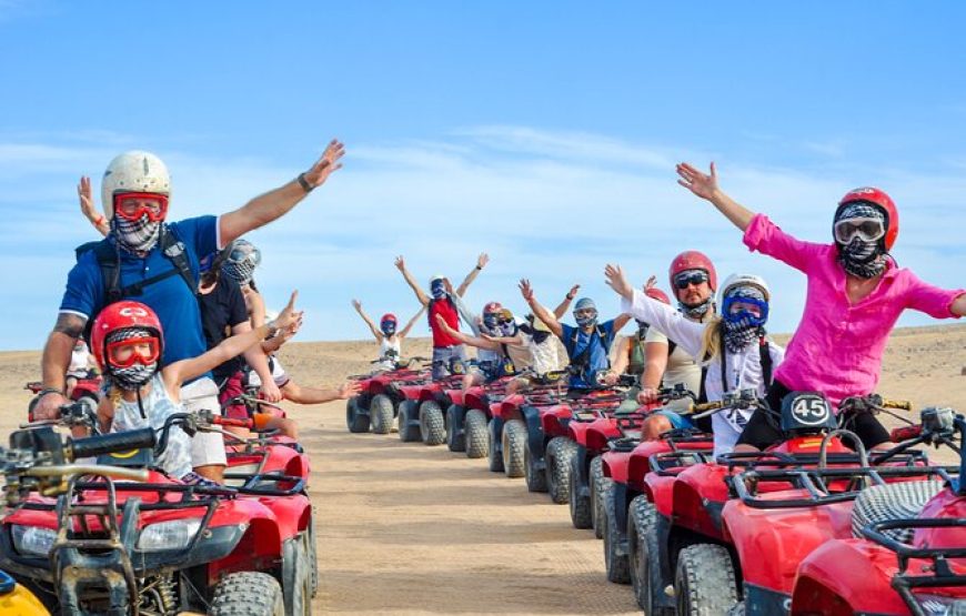Marsa Alam: Three Hours Morning Or Sunset Quad Bike Safari With Camel Ride