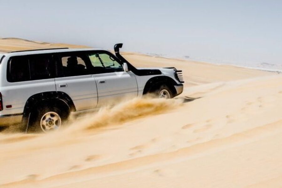 Cairo: 4×4 Desert Safari With Snowboard & Camel Ride