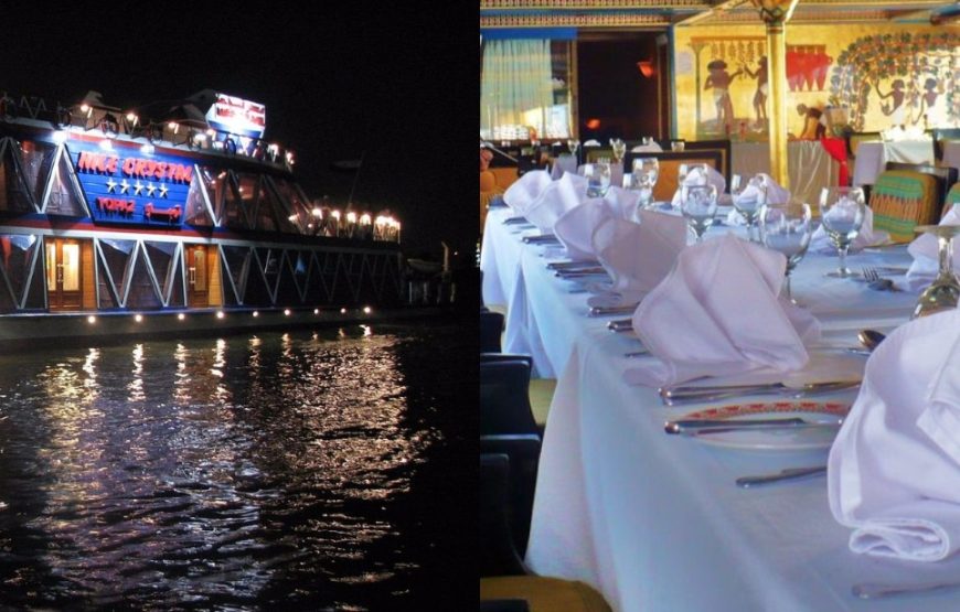 El Cairo: Pirámides, visita al Museo Egipcio y crucero con cena