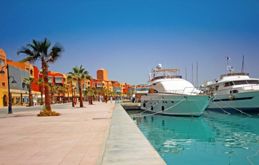 Makadi Bay: Parasailing Experience And City Tour With Shopping