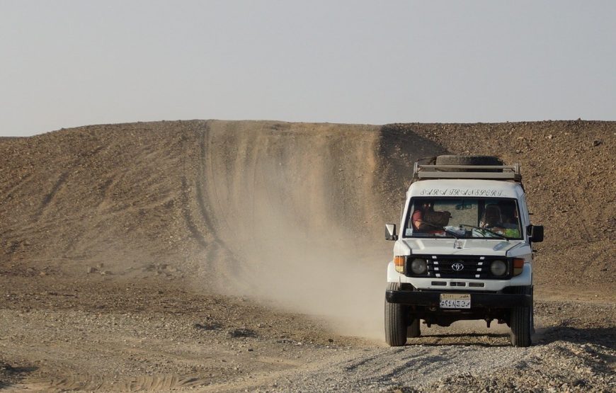 Soma bay: Desert adventure with stargazing by jeep and dinner