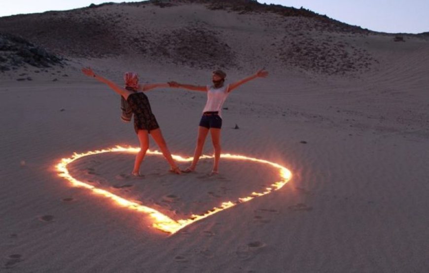 Soma bay: Desert adventure with stargazing by jeep and dinner