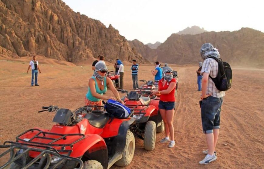 Soma Bay: Sonnenaufgang-Quad-Bike-Abenteuer und Giftun Island Schnorcheltrip