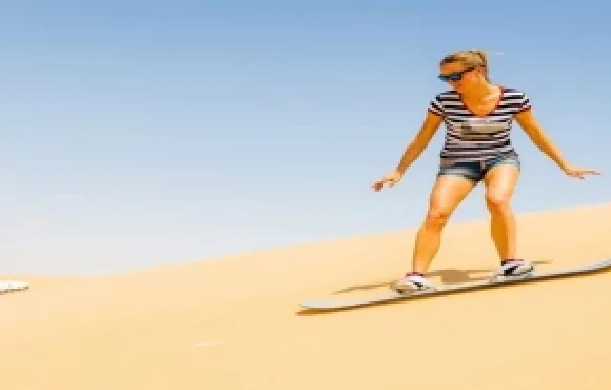 Cairo: 4×4 Desert Safari With Snowboard & Camel Ride
